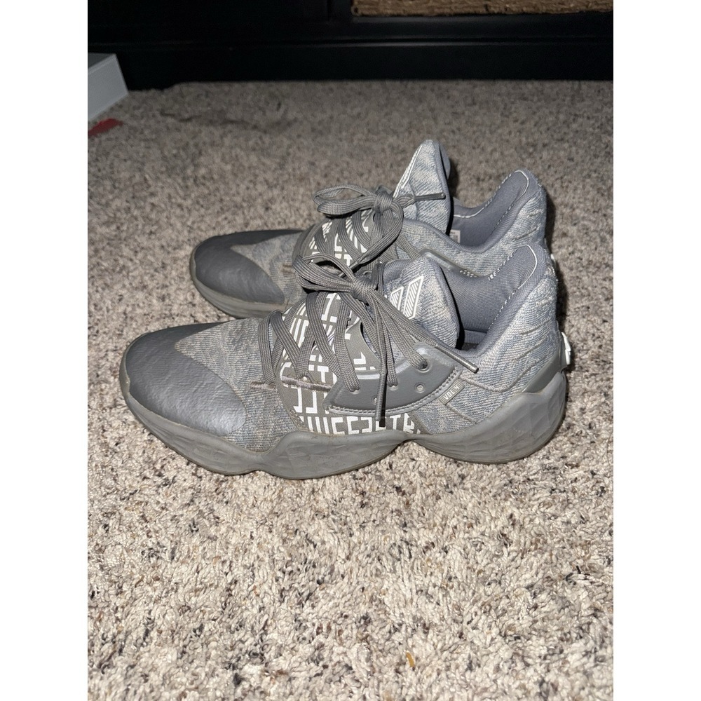 Adidas Harden Volume 4 EH2412 Gray Basketball Shoes Sneakers Size‎ 7.5